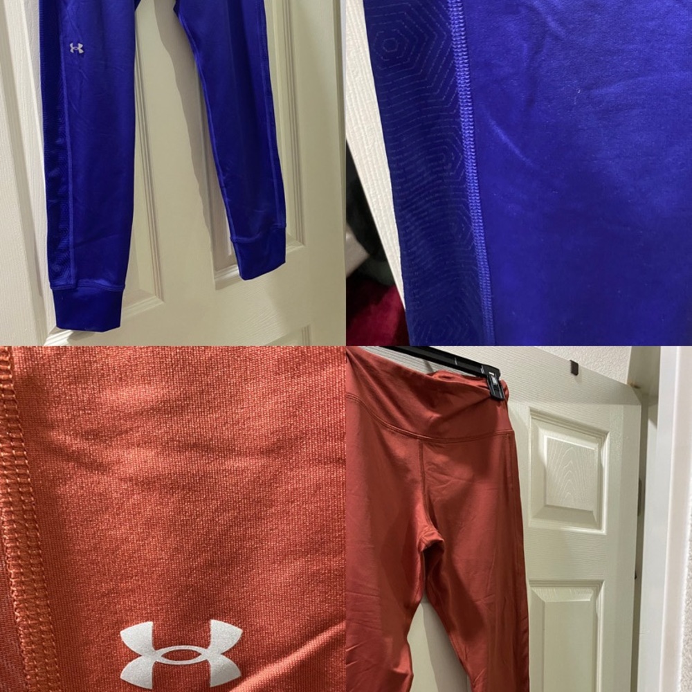 NWOT Bundle 2 pack Size M Under Armour womens compression leggings never worn